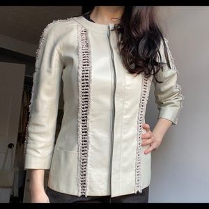 Authentic Vintage CHANEL Leather Lambskin Jacket